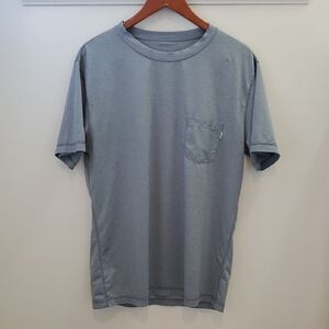 Vuori Pocket T-shirt Gray/Blue